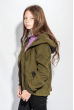 Куртка женская с замшевыми вставками 678K002 junior хаки