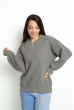 Пуловер женский 777A024-1 серый