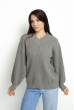 Пуловер женский 777A024-1 серый