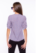 Легкая женская блуза 118P129-4 лилово-синий