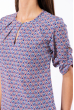 Легкая женская блуза 118P129-4 лилово-синий