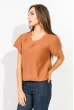 Свитер женский однотонный 804K002 терракотовый