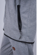 Кофта спортивная мужская серая №291G002 светло-серый
