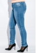 Джинсы женские батал 417F003 светло-синий