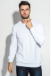 Свитер мужской фактурный узор 498F023 белый