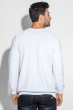 Свитер мужской фактурный узор 498F023 белый