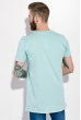 Футболка мужская с принтом 515F008 мятный
