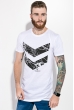 Футболка мужская с принтом 515F008 белый