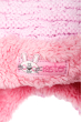 Шапка детская (для девочки) с мехом и нашивками 65PG0015 junior розовый