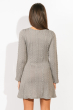 Платье женское приталенное, короткое 822K001 серый