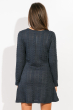 Платье женское приталенное, короткое 822K001 синий