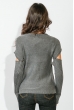 Свитер женский однотонный 823K001 серый Свитер женский однотонный 823K001 серый