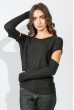 Свитер женский однотонный 823K001 черный Свитер женский однотонный 823K001 черный