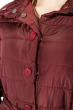 Куртка женская со съемными рукавами, с поясом 69PD823-1 марсала