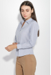 Рубашка женская в полоску 287V001-1 сине-белый