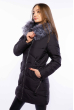 Куртка женская приталенная 120PSKL8002 черный