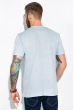 футболка в стиле Casual 157P003 светло-голубой