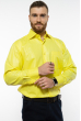 Рубашка однотонная 120PAR044 желтый