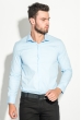 Рубашка мужская классическая 482F001 голубой