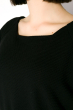 Блуза женская, короткий рукав, однотонная  19PL162 черный