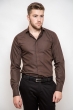 Рубашка 3215 темно-коричневый