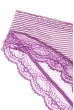 Трусы женские в полоску 53P001-1 сиренево-белый