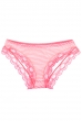Трусы женские в полоску 53P001-1 ярко-розовый
