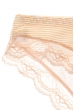 Трусы женские в полоску 53P001-1 песочно-белый