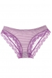 Трусы женские в полоску 53P001-1 сиренево-белый