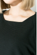 Блуза женская, короткий рукав, однотонная  19PL146 черный
