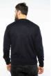 Пуловер в мелкий принт 604F002 темно-синий