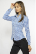 Рубашка женская 118P382-1 сине-белый