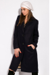 Женское кашемировое пальто 120POI19056 темно-синий