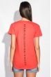 Футболка женская повседневная 471F002 красный
