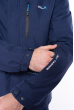 Куртка спортивная 120PCHB1929 темно-синий меланж / серый
