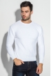 Свитер мужской круглый вырез 498F020 белый