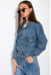 Женская джинсовая куртка 120PSKL3373 светло-голубой