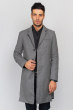 Пальто мужское классическое 662K001 серый