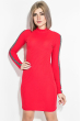 Платье женское  с вставками на рукавах 80PD1329 красный