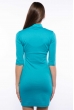 Элегантное платье 120P127 бирюзовый