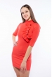 Элегантное платье 120P127 коралловый
