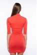 Элегантное платье 120P127 коралловый