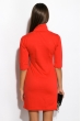 Элегантное платье 120P127 красный