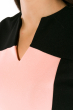 Платье женское, облегающее  87PV223 черно-розовый