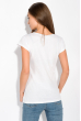 Принтованная женская футболка 147P016-14 белый