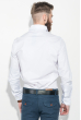 Рубашка мужская с нашивкой на груди 50PD0011 белый