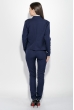 Костюм женский (брюки, пиджак) деловой, в стильных оттенках 72PD155 темно-синий