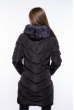 Женская удлиненная куртка 120PSKL9610 черный