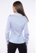 Рубашка женская 118P275 бело-бирюзовый