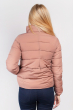 Куртка теплая женская 733K002 бежево-персиковый